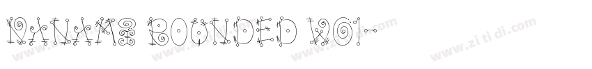 Nanami Rounded W01字体转换